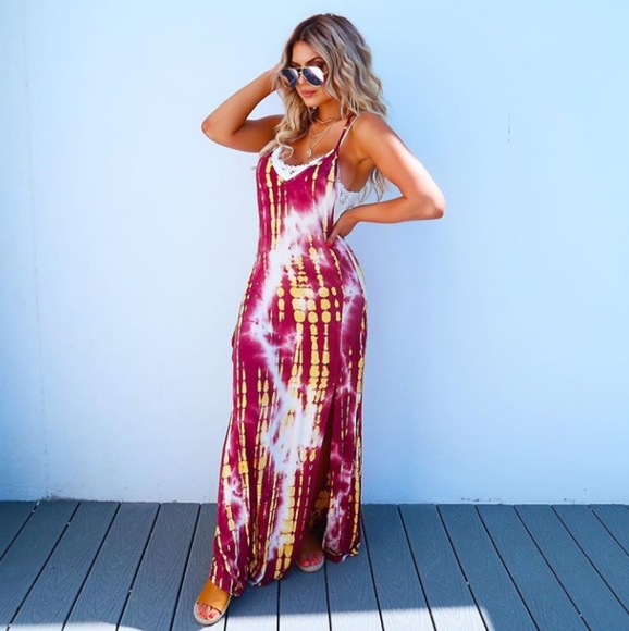 Hope's Dresses & Skirts - Hope's Tie Dye Maxi Dress